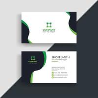 Clean Corporate Business Card Template vector