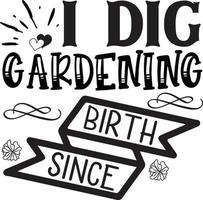 Garden Svg Design vector