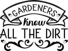 Garden Svg Design vector