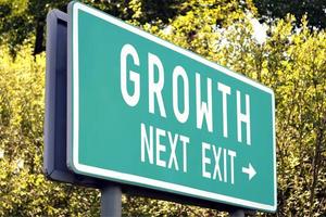 Growth - Next Exit Road Sign photo