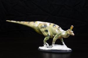 el tsintaosaurus dinosaurio en el oscuro foto