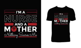 Nurse Typography T Shirt Design And Vector Illustration