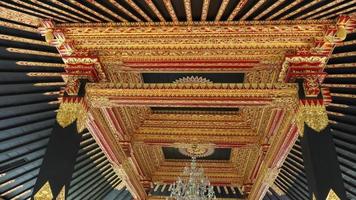 luxury interior in the waiting room of the yogyakarta palace building photo