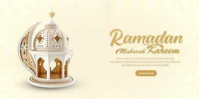 Ramadan kareem Arabic Islamic Elegant Luxury Ornamental Background with Islamic Pattern. photo