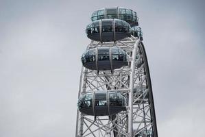 London, England, UK - August 11, 2018 - The London Eye. Close-up. London photo