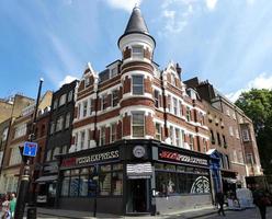 London, England, UK - August 11, 2018 - Main entrance of Pizza Express, Soho, London. photo