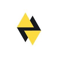 Minimal triangles background vector