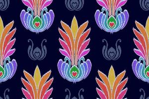 patchwork floral pattern with paisley and indian flower motifs. damask style pattern for textil and decoration vector