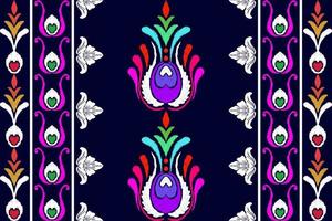 patchwork floral pattern with paisley and indian flower motifs. damask style pattern for textil and decoration vector