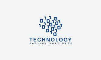 Technology Logo Design Template Vector Graphic Branding Element
