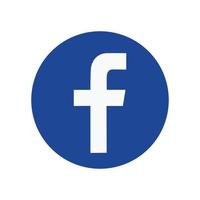 Facebook icono logo vector