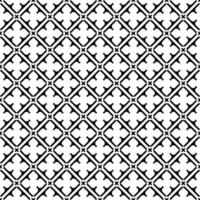 Black and white seamless pattern texture. Greyscale ornamental graphic design. vector