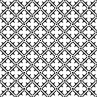 Black and white seamless pattern texture. Greyscale ornamental graphic design. vector