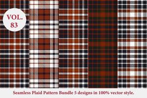 Plaid Pattern Vector, Tartan Fabric background vector
