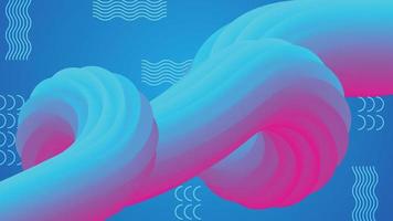 Abstract Modern Fluid Background Vector