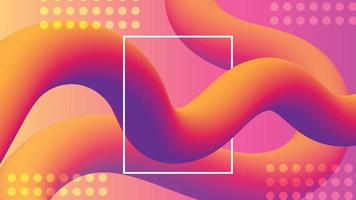 Abstract Modern Fluid Background Vector