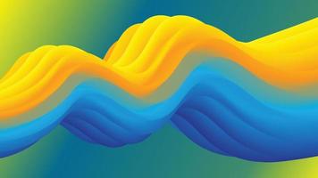 Abstract Modern Fluid Background Vector