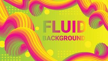 Abstract Modern Fluid Background Vector