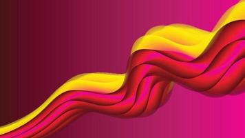 Abstract Modern Fluid Background Vector