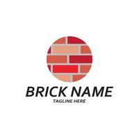 Brick wall icon vector