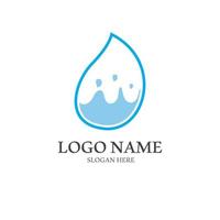 agua soltar logo, un logo con un concepto estilo vector ilustración modelo en un blanco aislado antecedentes.