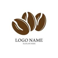 coffee bean icon vector