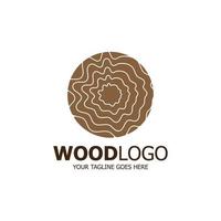 wood logo based design vector template