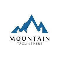 logotipo de icono de montaña vector