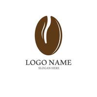 coffee bean icon vector