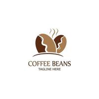 coffee bean icon vector