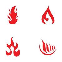 blazing fire, embers, fireball logo and symbol vector image. with template illustration editing.