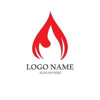 blazing fire, embers, fireball logo and symbol vector image. with template illustration editing.