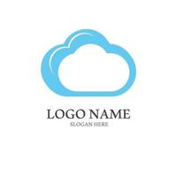 Cloud template vector