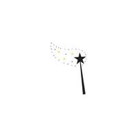 magic wand icon with vector illustration template