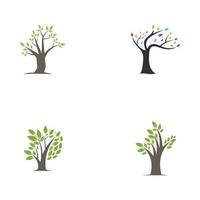 tree logo design with template vector concept