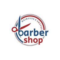 Barber Shop Logo Template. Logo For Barber Shop and Men's Salon. vector