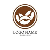 coffee bean icon vector