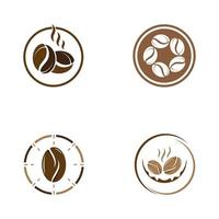 coffee bean icon vector