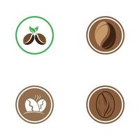 coffee bean icon vector