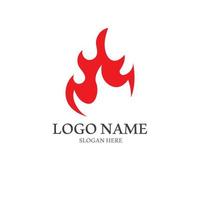 blazing fire, embers, fireball logo and symbol vector image. with template illustration editing.