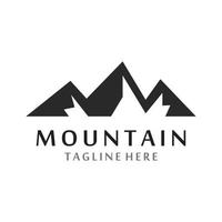 logotipo de icono de montaña vector