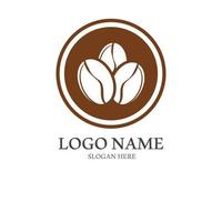 coffee bean icon vector