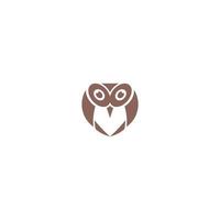 owl logo with template vector style