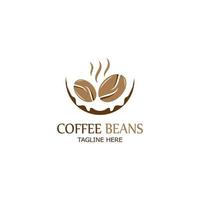 coffee bean icon vector