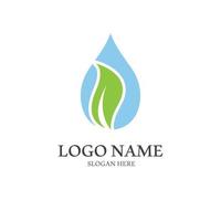 agua soltar logo, un logo con un concepto estilo vector ilustración modelo en un blanco aislado antecedentes.
