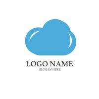 Cloud template vector