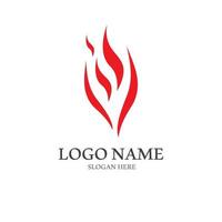 blazing fire, embers, fireball logo and symbol vector image. with template illustration editing.