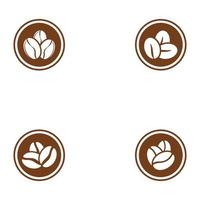 coffee bean icon vector