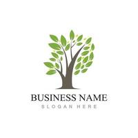 tree logo design with template vector concept