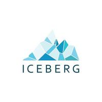 Iceberg Abstract Logo Template. vector